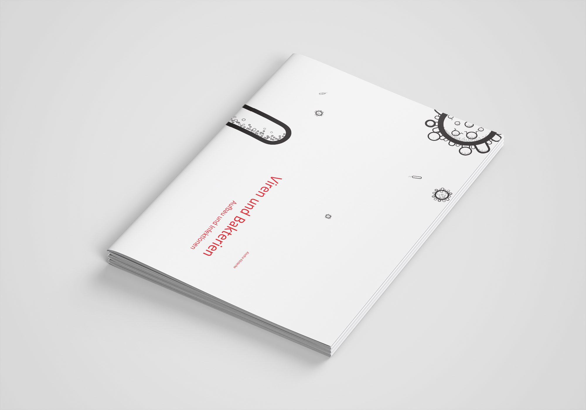 Buchgestaltung Viren und Bakterien