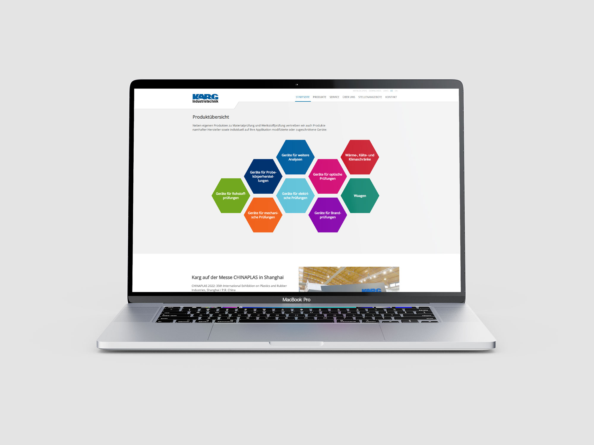 Website Karg Industrietechnik